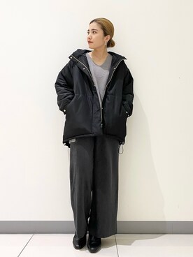 「ナカワタジャケット」｜chieminさん（レディース・162cm）の冬コーディネート