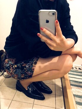 「H&M（エイチ・アンド・エム）のアイテム（ローファー）」を使った、tarutoさん（レディース・158cm）の秋コーディネート