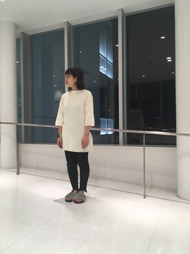 「JUNRED（ジュンレッド）のアイテム（その他）」を使った、risaさん（レディース・155cm）の夏コーディネート