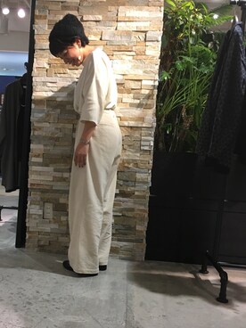 「JUNRED（ジュンレッド）のアイテム（その他）」を使った、risaさん（レディース・155cm）の秋コーディネート