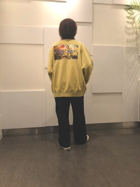 「BEAMS（ビームス）のアイテム（サロペット/オーバーオール）」を使った、risaさん（レディース・155cm）の秋コーディネート