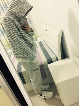 「fog（フォグ）のアイテム（パンツ）」を使った、陈天さん（メンズ・173cm）の夏コーディネート