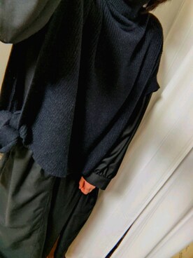 「ゆったりシルエット」｜「アイテム（ワンピース/ドレス）」を使った、akiさん（レディース・167cm）の冬コーディネート