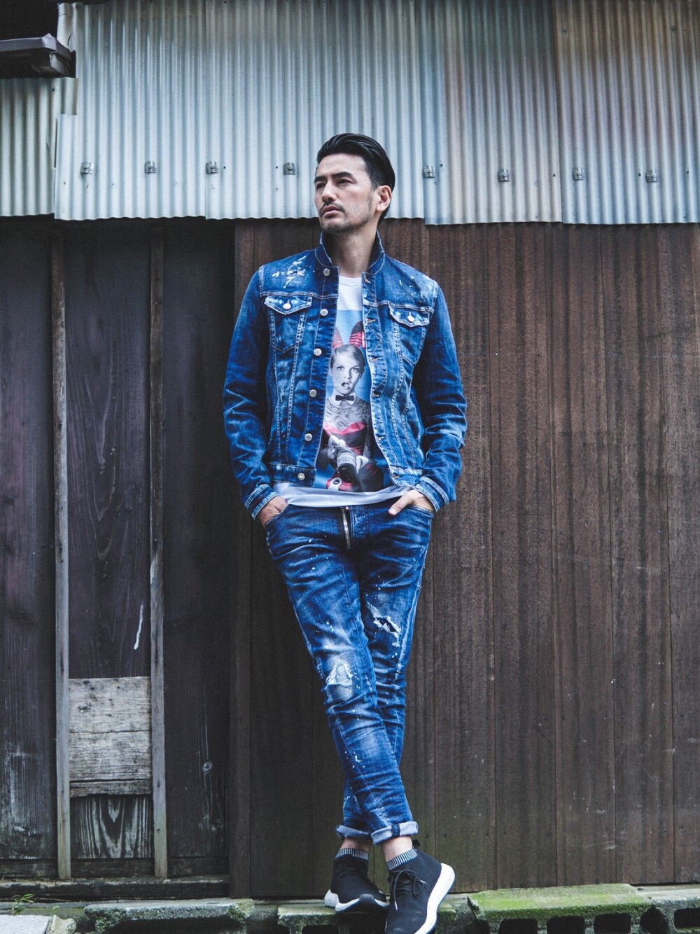 yuya kudo｜DSQUARED2のデニムジャケットを使ったコーディネート - WEAR