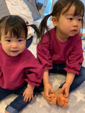 Rinnaさん（キッズ・90cm）の春コーディネート