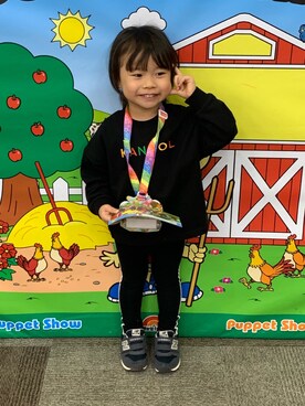 Rinnaさん（キッズ・90cm）の秋コーディネート