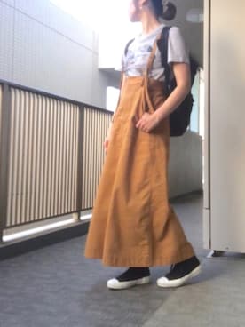 「アウトドアミックス」｜すぎこさん（レディース・157cm）の春コーディネート