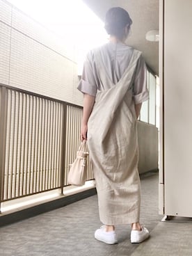 「ペールトーン」｜「アイテム（ワンピース/ドレス）」を使った、すぎこさん（レディース・157cm）の夏コーディネート