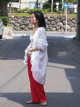 kmkさん(レディース・157cm)の夏コーディネート