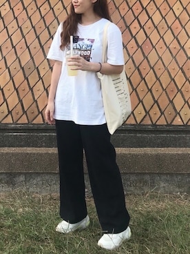 「PUMA thunder spectra」｜Lois  Linさん（レディース・162cm）の秋コーディネート