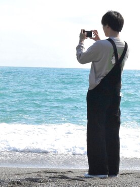 「オールスター」｜「アイテム（サロペット/オーバーオール）」を使った、たかやさん（メンズ・179cm）の秋コーディネート