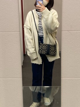 woMiyowoo🌷.*さん(レディース・159cm)の冬コーディネート