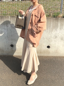 woMiyowoo🌷.*さん（レディース・159cm）の春コーディネート