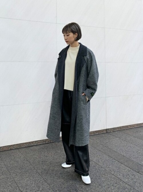 maison special ヴィーガンレザーワイドストレートパンツ MAISON SPECIAL パンツ Vegan Leather Wide Straight Pants