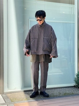 MAISON SPECIALさん（メンズ・178cm）の秋コーディネート