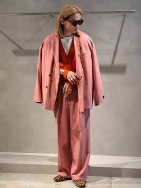 「MAISON SPECIAL（メゾンスペシャル）のアイテム（スリッポン）」を使った、MAISON SPECIALさん（メンズ・178cm）の秋コーディネート