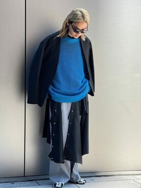 「MAISON SPECIAL（メゾンスペシャル）のアイテム（スリッポン）」を使った、MAISON SPECIALさん（メンズ・178cm）の秋コーディネート