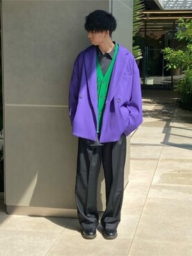 MAISON SPECIALさん（メンズ・181cm）の秋コーディネート