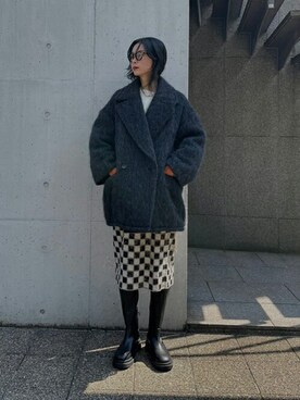 「MAISON SPECIAL（メゾンスペシャル）のアイテム（その他アウター）」を使った、MAISON SPECIALさん（レディース・173cm）の秋コーディネート
