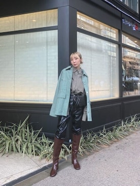 「ウールアウター」｜MAISON SPECIALさん（レディース・163cm）の秋コーディネート