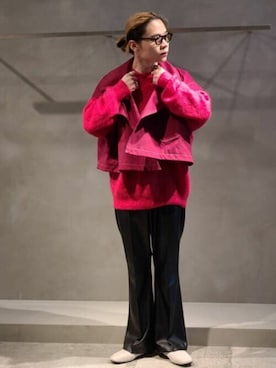 「MAISON SPECIAL（メゾンスペシャル）のアイテム（スリッポン）」を使った、MAISON SPECIALさん（メンズ・175cm）の秋コーディネート