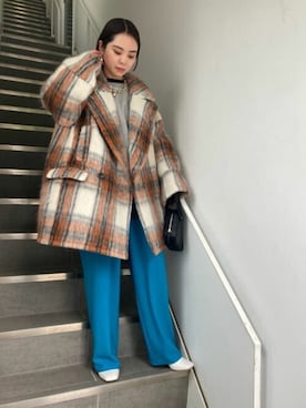 「MAISON SPECIAL（メゾンスペシャル）のアイテム（その他アウター）」を使った、MAISON SPECIALさん（レディース・161cm）の秋コーディネート