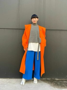 「MAISON SPECIAL（メゾンスペシャル）のアイテム（その他アウター）」を使った、MAISON SPECIALさん（レディース・160cm）の秋コーディネート