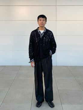 「冬トレンド2021」｜MAISON SPECIALさん（メンズ・181cm）の秋コーディネート