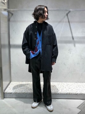 「冬トレンド2021」｜MAISON SPECIALさん（メンズ・175cm）の冬コーディネート