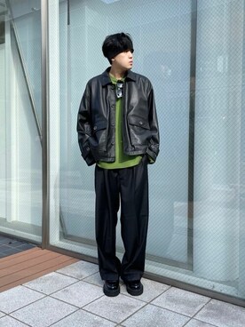 「冬トレンド2021」｜MAISON SPECIALさん（メンズ・179cm）の冬コーディネート