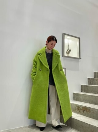 値下げ！！MAISONSPECIAL シェットランドウール中綿コート MAISON