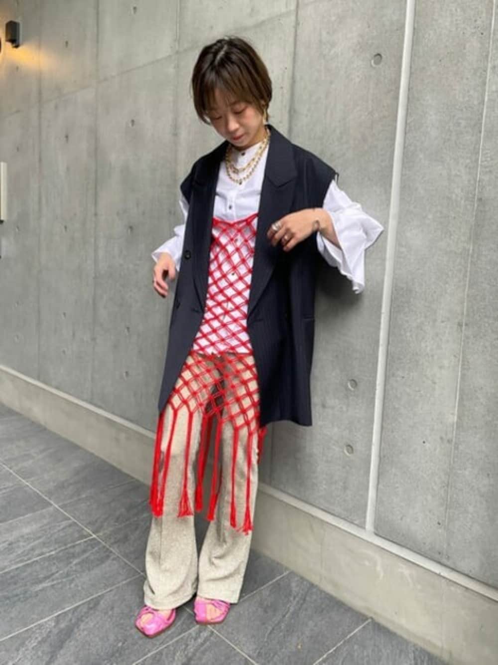 maison special ラメストレッチフレアパンツ MAISON SPECIAL（メゾンスペシャル）の「ラメストレッチフレア