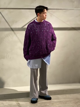 MAISON SPECIALさん（メンズ・167cm）の冬コーディネート