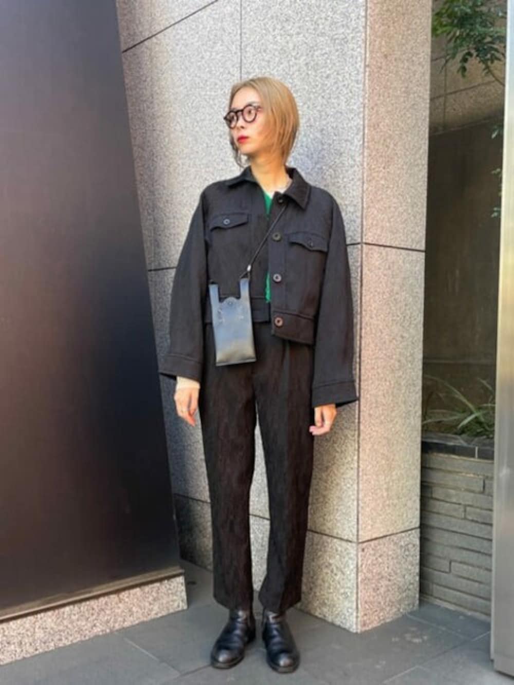 極美品✨️メゾンスペシャル　モアレジャガードブルゾン　黒　人気完売品 MAISON SPECIAL（メゾンスペシャル）の「モアレジャガード