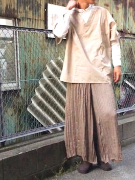 「Ungrid（アングリッド）のアイテム」を使った、TenMuさん（メンズ・177cm）の春コーディネート