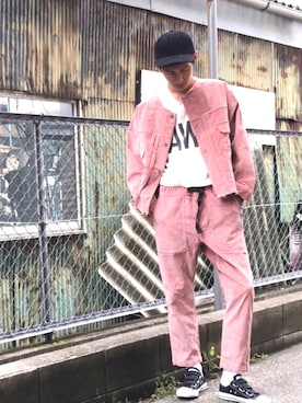 「Ungrid（アングリッド）のアイテム」を使った、TenMuさん（メンズ・177cm）の春コーディネート