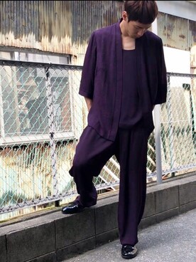 「BEAMS（ビームス）のアイテム（スリッポン）」を使った、TenMuさん（メンズ・177cm）の春コーディネート