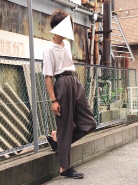 TenMuさん（メンズ・177cm）の夏コーディネート