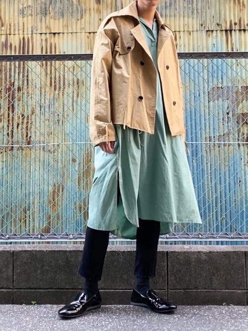 Tenmu Unrelaxingのトレンチコートを使ったコーディネート Wear