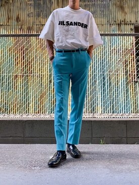 「BEAMS（ビームス）のアイテム（スリッポン）」を使った、TenMuさん（メンズ・177cm）の秋コーディネート