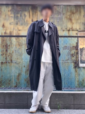 「niko and...（ニコアンド）のペインターデニムパンツ（デニムパンツ）」を使った、TenMuさん（メンズ・177cm）の秋コーディネート