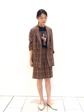 佐藤 未彩さん（レディース・173cm）の春コーディネート