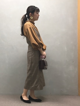 nakamura sayakaさん（レディース・156cm）の秋コーディネート