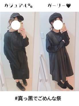 「アイテム（バレエシューズ）」を使った、まる☺︎さん（レディース・157cm）の春コーディネート