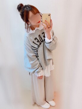まる☺︎さん（レディース・157cm）の冬コーディネート