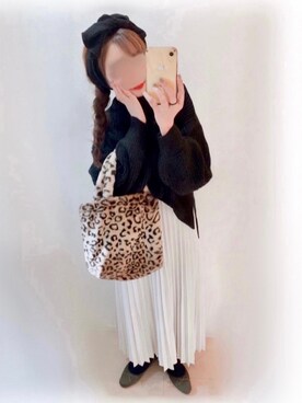 まる☺︎さん（レディース・157cm）の冬コーディネート