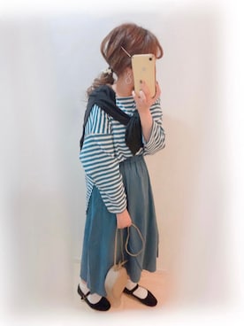 まる☺︎さん(レディース・157cm)の春コーディネート