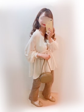 「ZOZOでしか買えない」｜「アイテム（シューズ）」を使った、まる☺︎さん（レディース・157cm）の春コーディネート