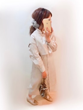 「sakishimatokyo（サキシマトーキョー）のアイテム（ソックス/靴下）」を使った、まる☺︎さん（レディース・157cm）の春コーディネート