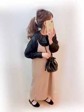「sakishimatokyo」｜「アイテム（バレエシューズ）」を使った、まる☺︎さん（レディース・157cm）の春コーディネート